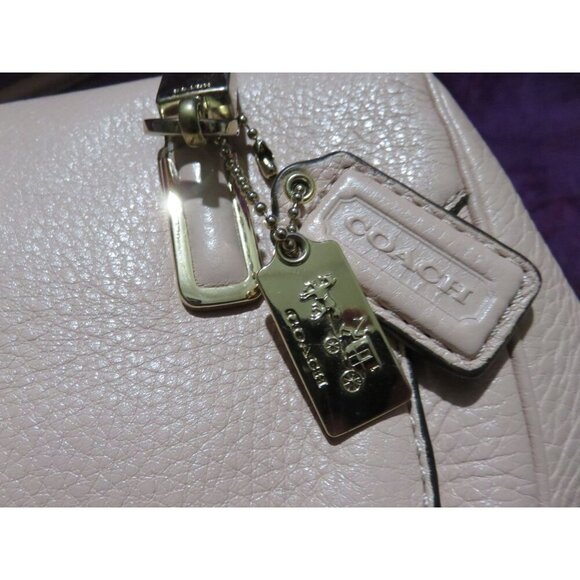 COACH 2013 Madison Madeline East West Crossbody Pale Blush Pink Leather Satchel - Picture 8 of 13